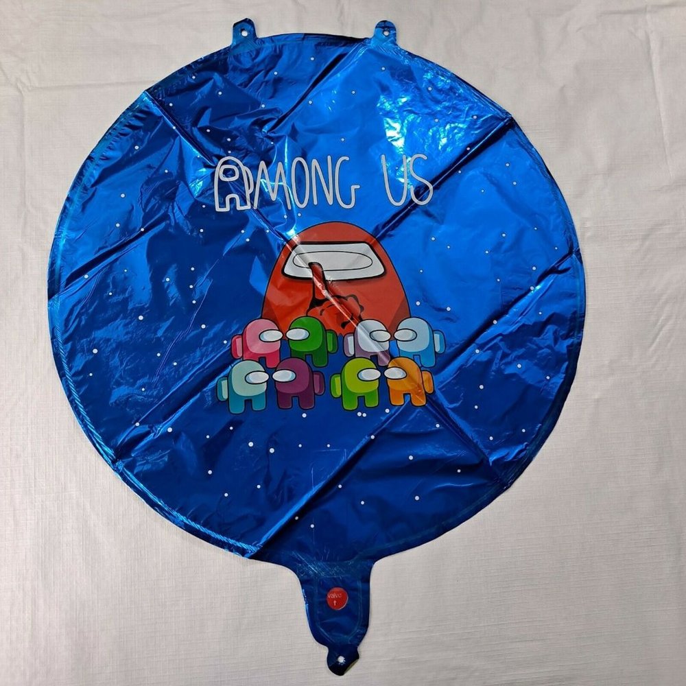 Alien Among Us Large Helium Balloons Blue